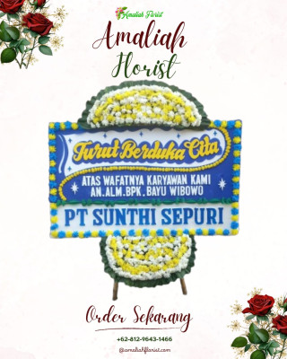 Papan Bunga Duka di Sukaresik