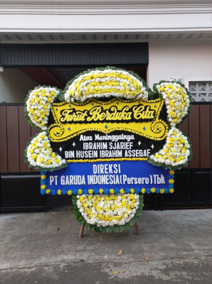 Papan Bunga Duka di Sukaresik