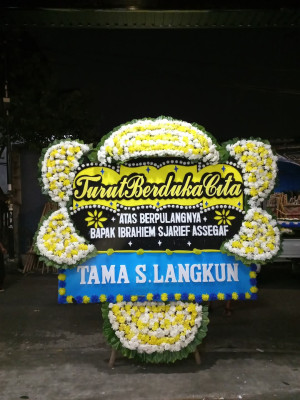 Papan Bunga Duka di Sukaresik
